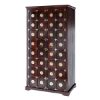 Picture of Madison Brass Inlay Solid Wood Large Wardrobe Armoire With Drawers