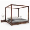 Picture of Hampshire Rustic Solid Wood Canopy Bed