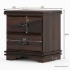 Picture of Hartsville Modern Pioneer Solid Wood Two Drawer Nightstand