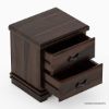Picture of Hartsville Modern Pioneer Solid Wood Two Drawer Nightstand
