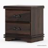 Picture of Hartsville Modern Pioneer Solid Wood Two Drawer Nightstand