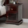 Picture of Madison Solid Wood 1 Drawer Nightstand Cabinet