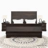 Picture of Hartsville Sleigh Back Solid Wood 4 Piece Bedroom Set