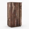 Picture of Hampshire Rustic Solid Wood Wardrobe Armoire With Drawers And Shelves