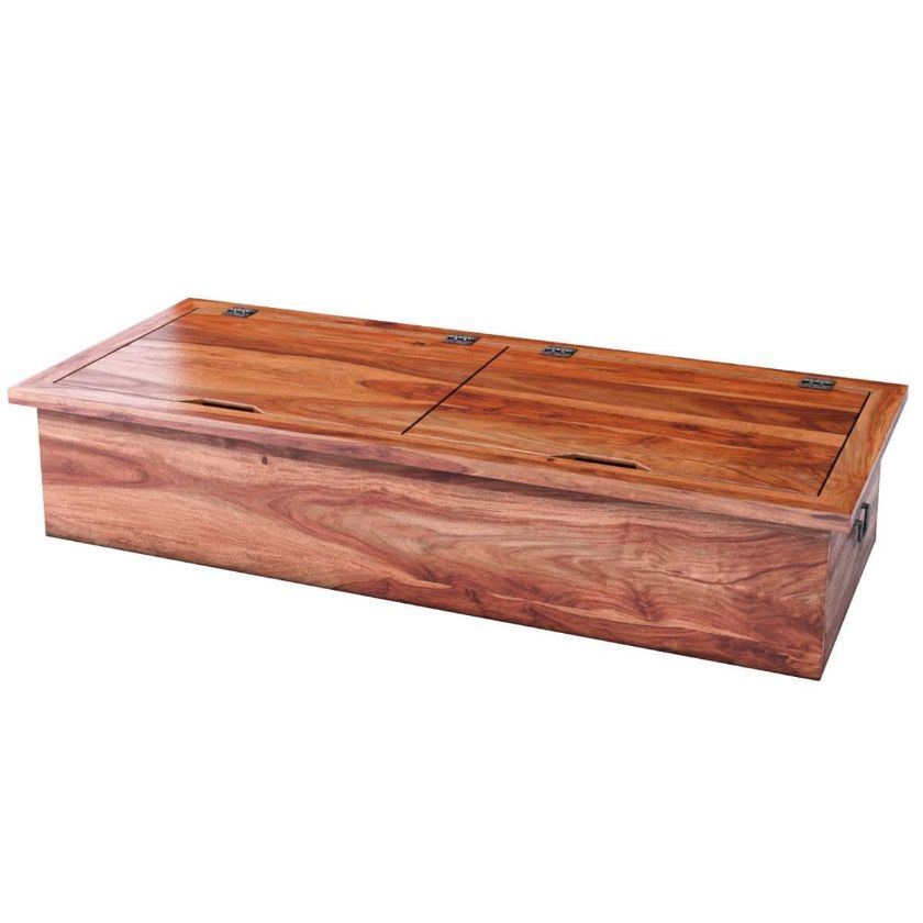 Picture of Delaware Solid Wood Coffee Table Storage Trunk