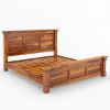 Picture of Modern Farmhouse Solid Wood 4 Piece Bedroom Set