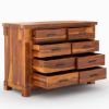 Picture of Modern Farmhouse Solid Wood 4 Piece Bedroom Set
