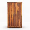 Picture of Kingman Rustic Wardrobe Armoire with Shelves and Drawers