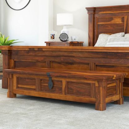 Rustic Solid Wood Storage Trunk & Chest Coffee Tables.