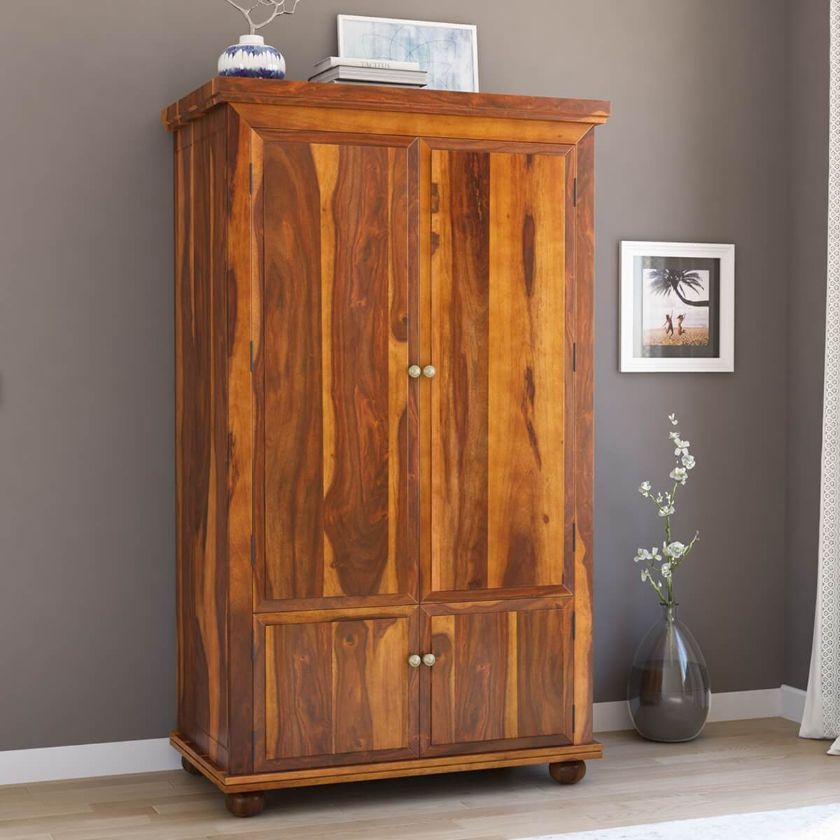 Picture of Pecos Mission Solid Wood Armoire Closet