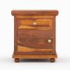 Picture of Pecos  Solid Wood 1 Drawer Nightstand Cabinet