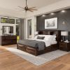 Picture of Modern Pioneer 4 Piece Captains Solid Wood Bedroom Set