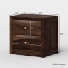 Picture of Modern Pioneer Solid Wood 2 Drawer Nightstand