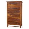 Picture of Mission Modern Solid Wood 6 Drawer Bedroom Tall Dresser