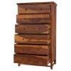 Picture of Mission Modern Solid Wood 6 Drawer Bedroom Tall Dresser