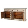 Picture of Pomeroy Rustic Solid Wood 4 Drawer Large Sideboard Cabinet