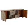 Picture of Reclaimed Wood Media Console with 2-Door & 2-Drawers