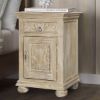 Picture of Corbeil Rustic Reclaimed Wood Single Door 1 Drawer Nightstand