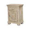 Picture of Corbeil Rustic Reclaimed Wood Single Door 1 Drawer Nightstand