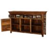 Picture of Tangier Mosaic Rustic Reclaimed Wood 4 Drawer Large Sideboard Cabinet
