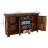 Picture of Aurora Handcrafted Rustic Reclaimed Wood Sideboard with Drawer