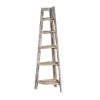 Picture of Riverton Reclaimed Wood 5-Tier Corner Ladder Home Bookshelf