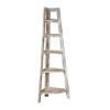 Picture of Riverton Reclaimed Wood 5-Tier Corner Ladder Home Bookshelf