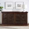 Picture of Antioch Handcrafted Gothic Gates Reclaimed Mango Wood Large Buffet