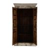 Picture of Dakota French Rustic Solid Wood Large Handcarved Armoire With Shelves