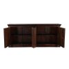 Picture of Logan Rustic Solid Wood 4 Shelf 4 Door Extra Long Buffet Cabinet