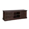 Picture of Traditional Tudor Mango Wood 67” TV Console Media Island