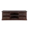 Picture of Traditional Tudor Mango Wood 67” TV Console Media Island