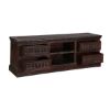 Picture of Traditional Tudor Mango Wood 67” TV Console Media Island