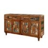 Picture of Bonnieville Rustic Solid Wood Large Sideboard Cabinet with Drawer