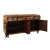 Picture of Bonnieville Rustic Solid Wood Large Sideboard Cabinet with Drawer