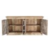 Picture of Bremen Distressed Rustic Solid Wood Sideboard Storage Cabinet