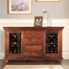 Picture of Anna Grapevine Solid Wood Dining Room Buffet Cabinet with Drawer