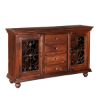 Picture of Anna Grapevine Solid Wood Dining Room Buffet Cabinet with Drawer
