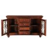 Picture of Anna Grapevine Solid Wood Dining Room Buffet Cabinet with Drawer
