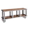 Picture of Roxborough 59" Rustic Industrial 3-Compartment Media Console Cabinet