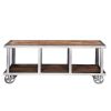 Picture of Roxborough 59" Rustic Industrial 3-Compartment Media Console Cabinet
