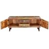 Picture of Modern Rustic Reclaimed Wood Accent Media Console Cabinet