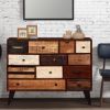 Picture of Appalachian Rustic Mango Wood 13 Drawer Accent Dresser Chest