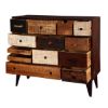 Picture of Appalachian Rustic Mango Wood 13 Drawer Accent Dresser Chest