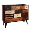 Picture of Appalachian Rustic Mango Wood 13 Drawer Accent Dresser Chest