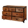 Picture of Noble Industrial Mango Wood 7 Drawer Standard Horizontal Dresser