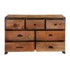 Picture of Noble Industrial Mango Wood 7 Drawer Standard Horizontal Dresser