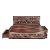 Picture of Walsenburg Solid Wood Captains Storage Platform Bed Frame