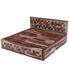 Picture of Walsenburg Solid Wood Captains Storage Platform Bed Frame