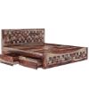 Picture of Walsenburg Solid Wood Captains Storage Platform Bed Frame